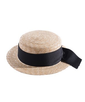 eimy istoire ribbon straw boater hat