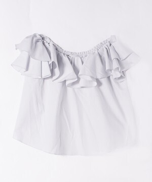eimy istoire off shoulder frill top