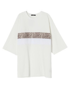 EMODA HALF PANEL T-SHIRT
