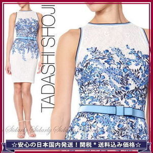 TADASHI SHOJI 藤刺繍レースドレス
