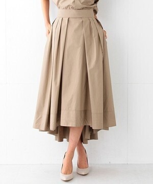 MADISONBLUE TUCK VOLUME SKIRT
