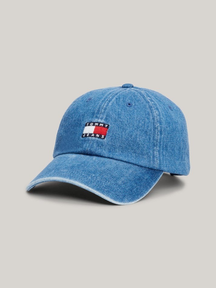 TOMMY JEANS HERITAGE FADED DENIM BASEBALL CAP