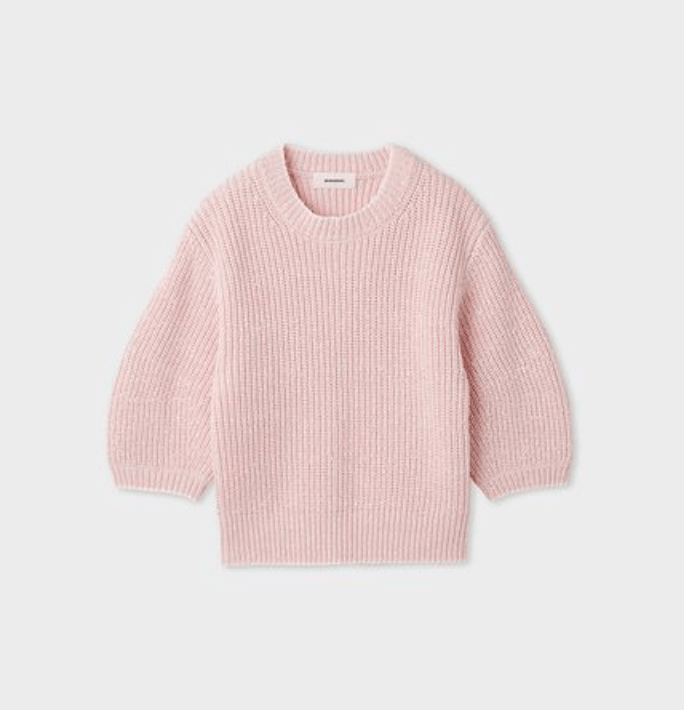 MIESROHE ハーフスリーブチャンキーニット