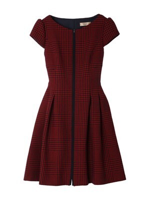 Maglie par ef-de フィット&フレアウール混ワンピース