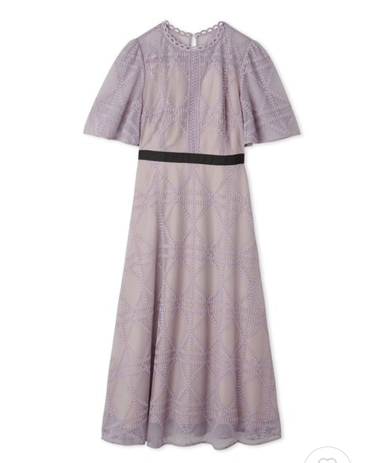 CELFORD プレイドパターンチュールドレス