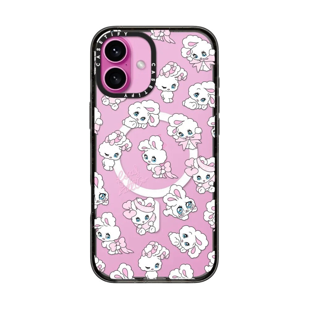 CASETiFY Ribbon Bunniesインパクトケース MagSafe対応By foxy illustrations