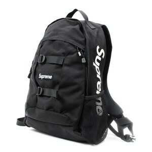 Supreme 14S/S サイドロゴコーデュラナイロンバックパック(Logo Backpack)