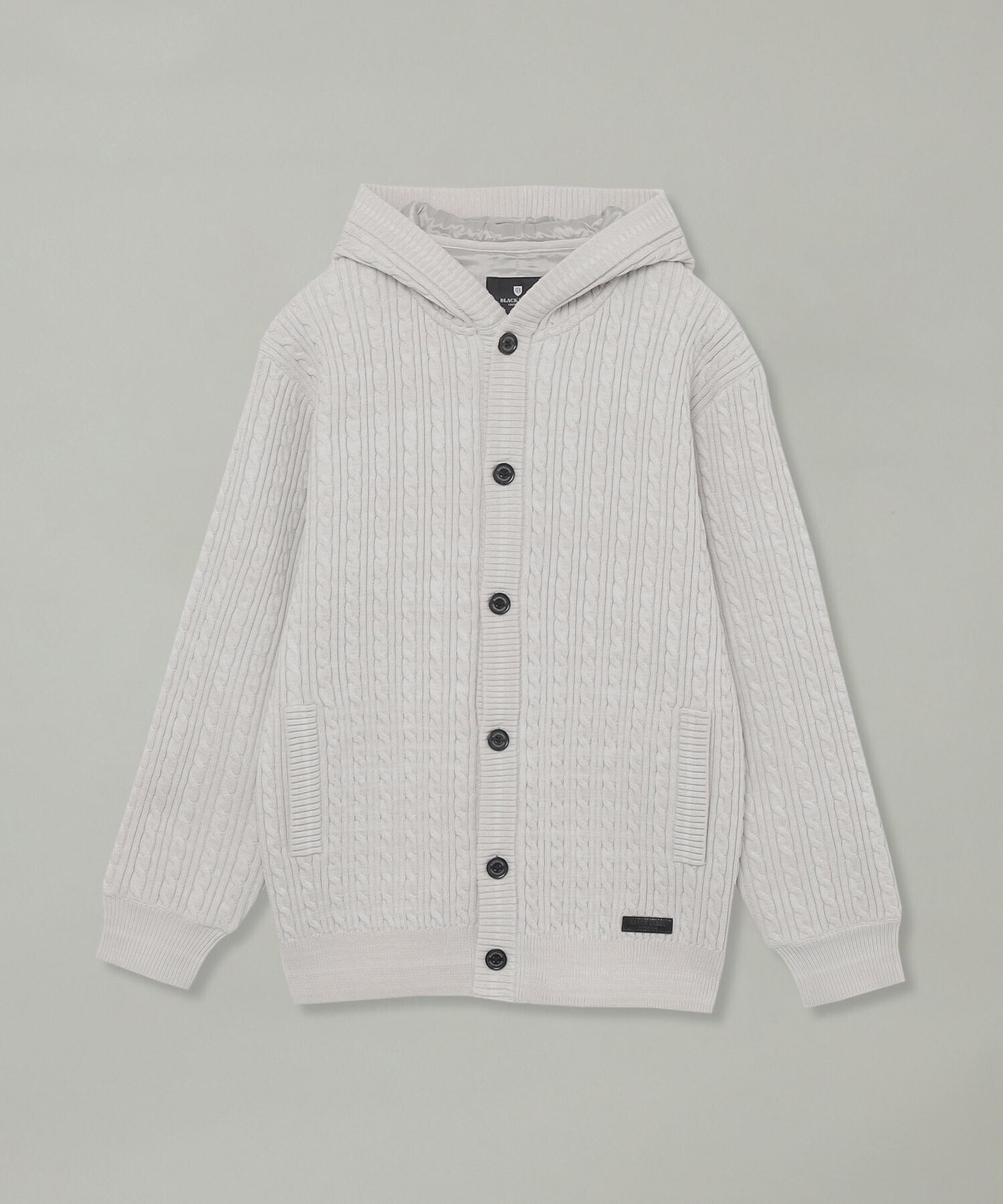 BLACK LABEL CRESTBRIDGE チェックコンビフードカーディガン