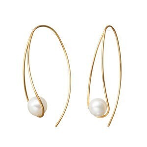 VERITE 【124308060001】VERITE /K10YGパールカーブピアス