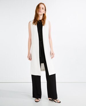 ZARA ロングベスト