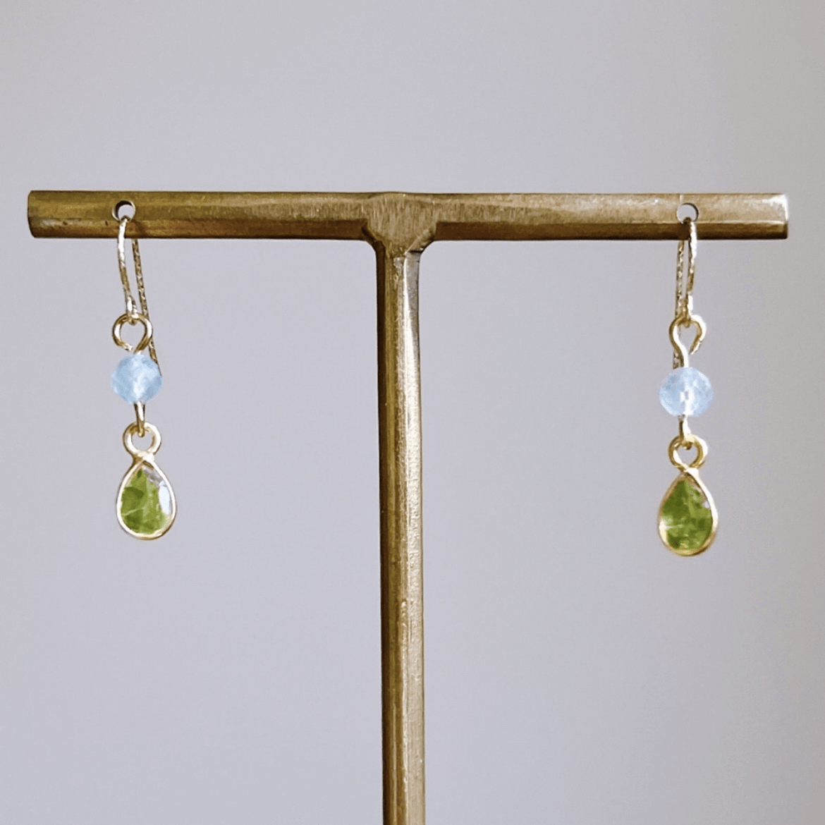 SAKURA jewelry SAKURA jewelry/46/ペリドットとアパタイトの夏色ピアス／イヤリング