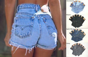 Levi's® Vintage Womens Levis Denim High Waisted Shorts Jeans Hotpants