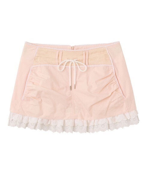 SCULPTOR Lace Lowrise Skirt/レースローライズスカート