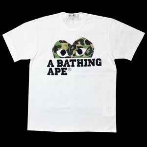 A BATHING APE CAMO HART A BATHING APE T