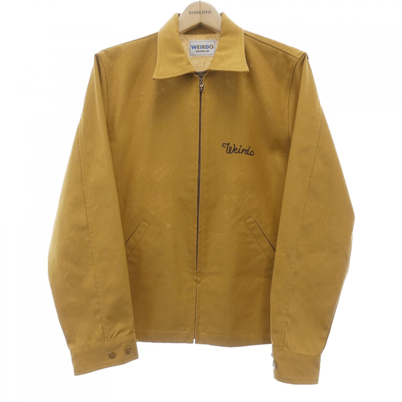 WEIRDO 「RAMBLED RIGHT A LONG - JACKET / MUSTARD」スウィングトップジャケット
