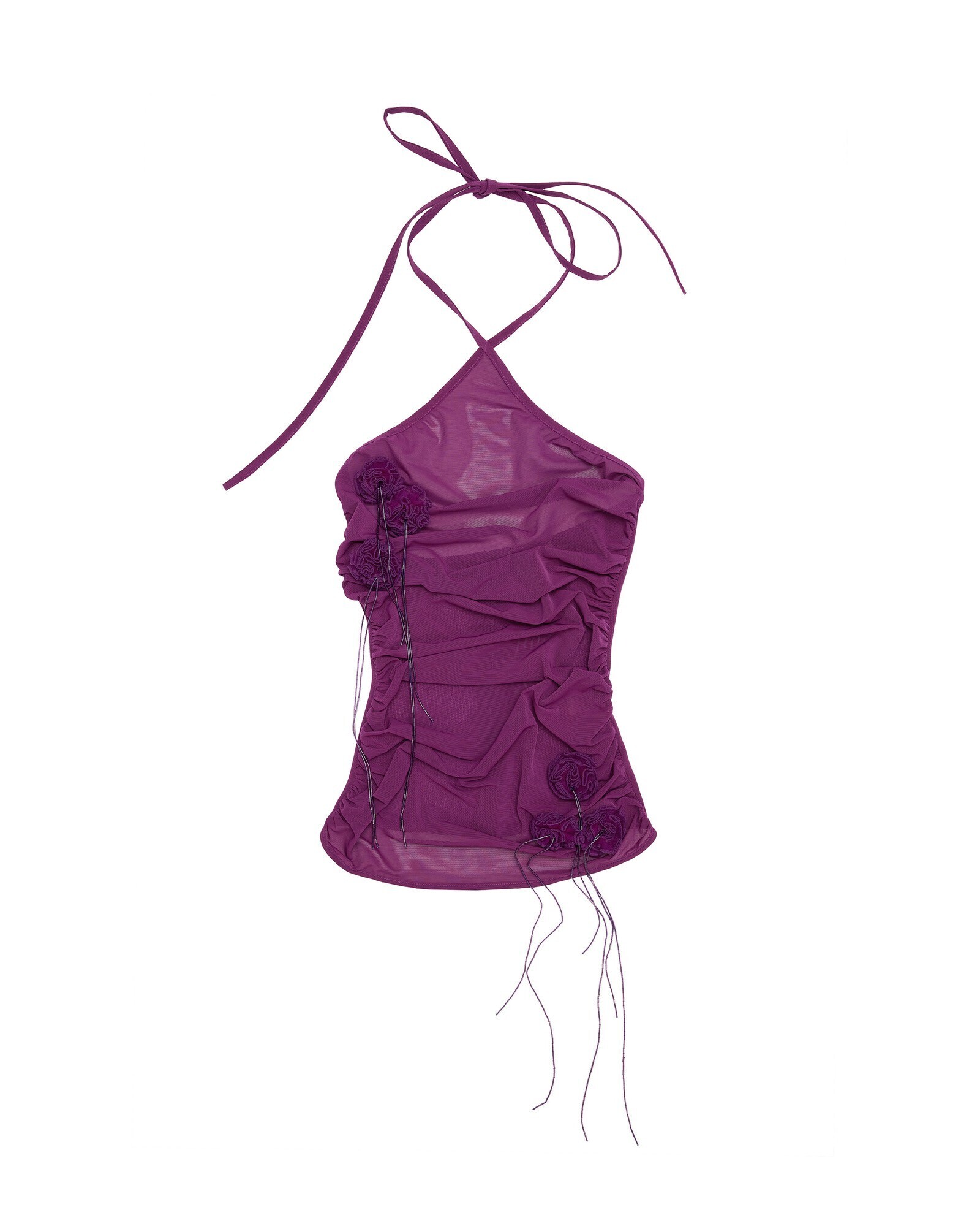 Fancì Club VIOLET HALTERNECK TOP