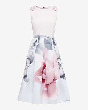 Ted Baker London PORCELAIN ROSE BOW DRESS