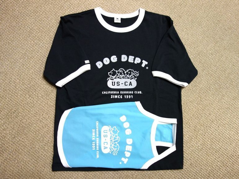 DOG DEPT ランニングクラブリンガーTシャツ