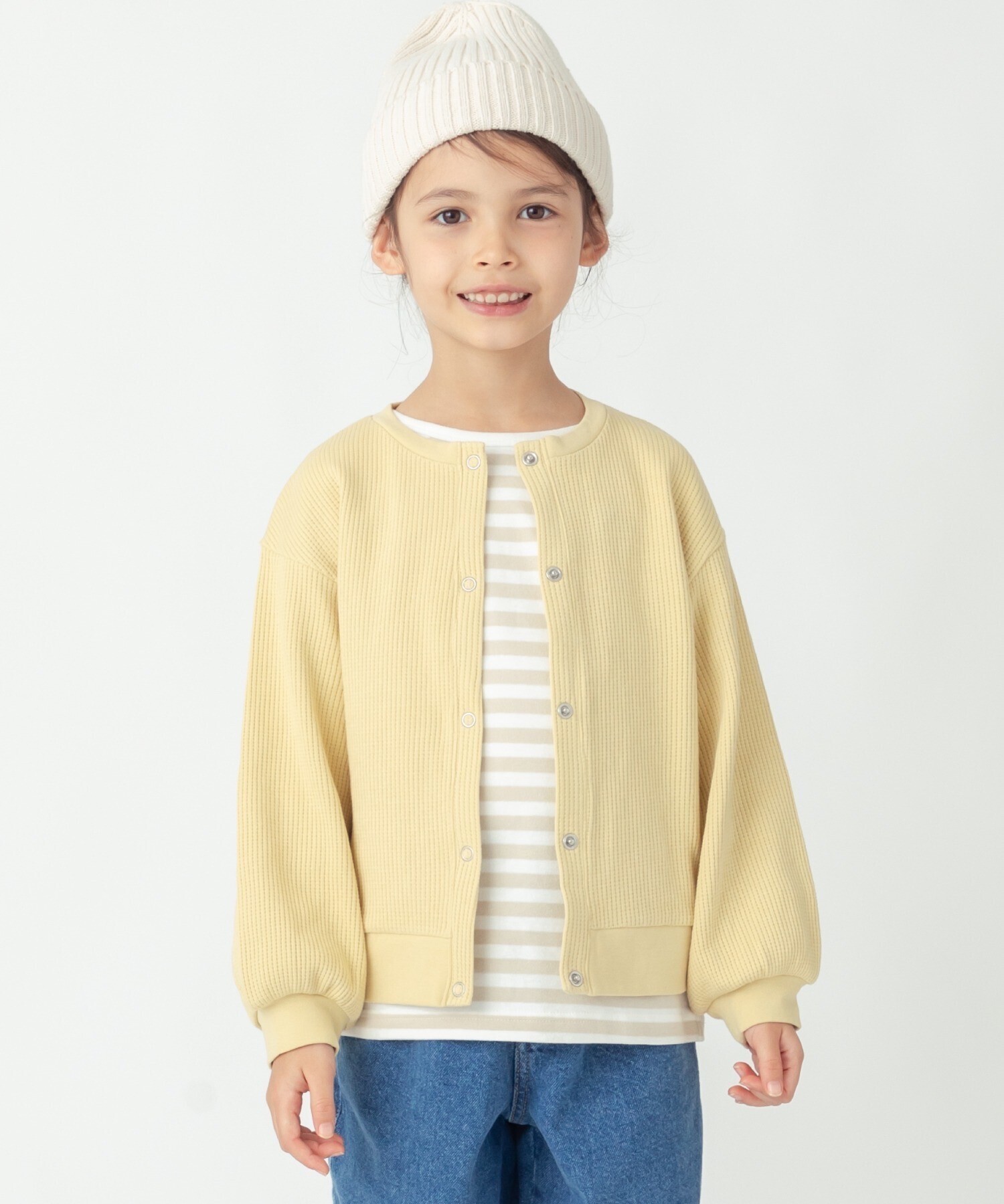 ever closet ワッフルカーディガン