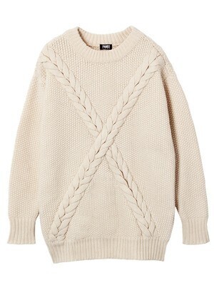 PAMEO POSE X BRAID SWEATER