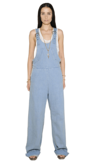 Chloé ブルーコットンオールインワン