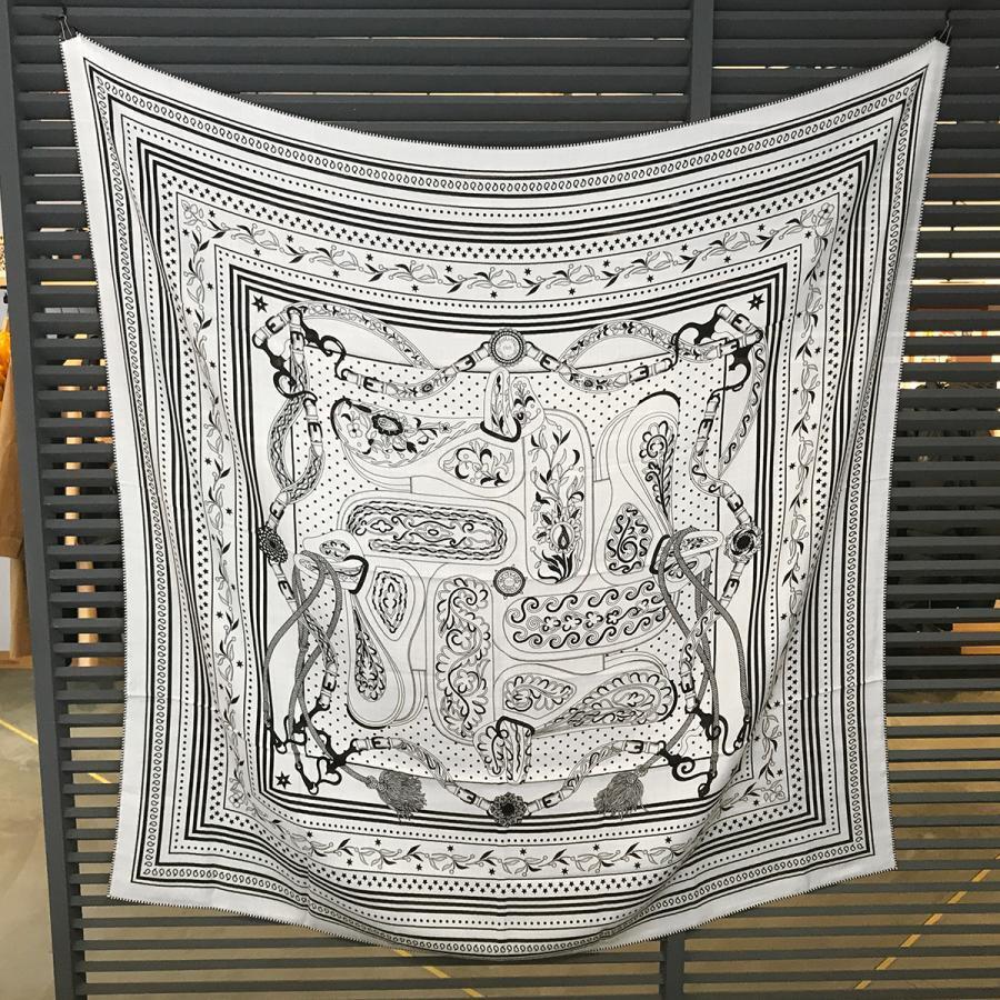 HERMES カレジェアン140 アマゾンの祭典・バンダナ