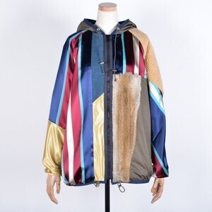 plumpynuts Multi Fabric Hoodie Jacket