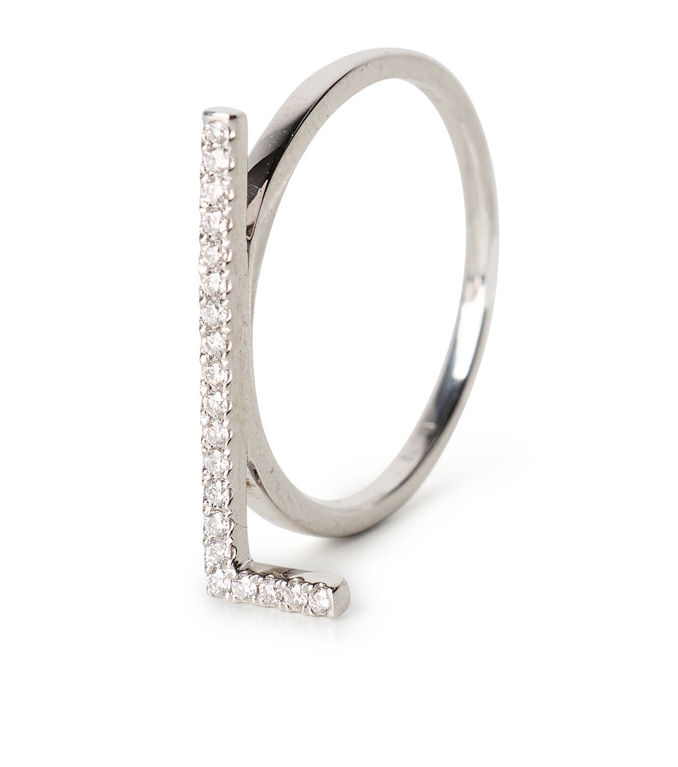 Bijou de M Alphabet Ring L