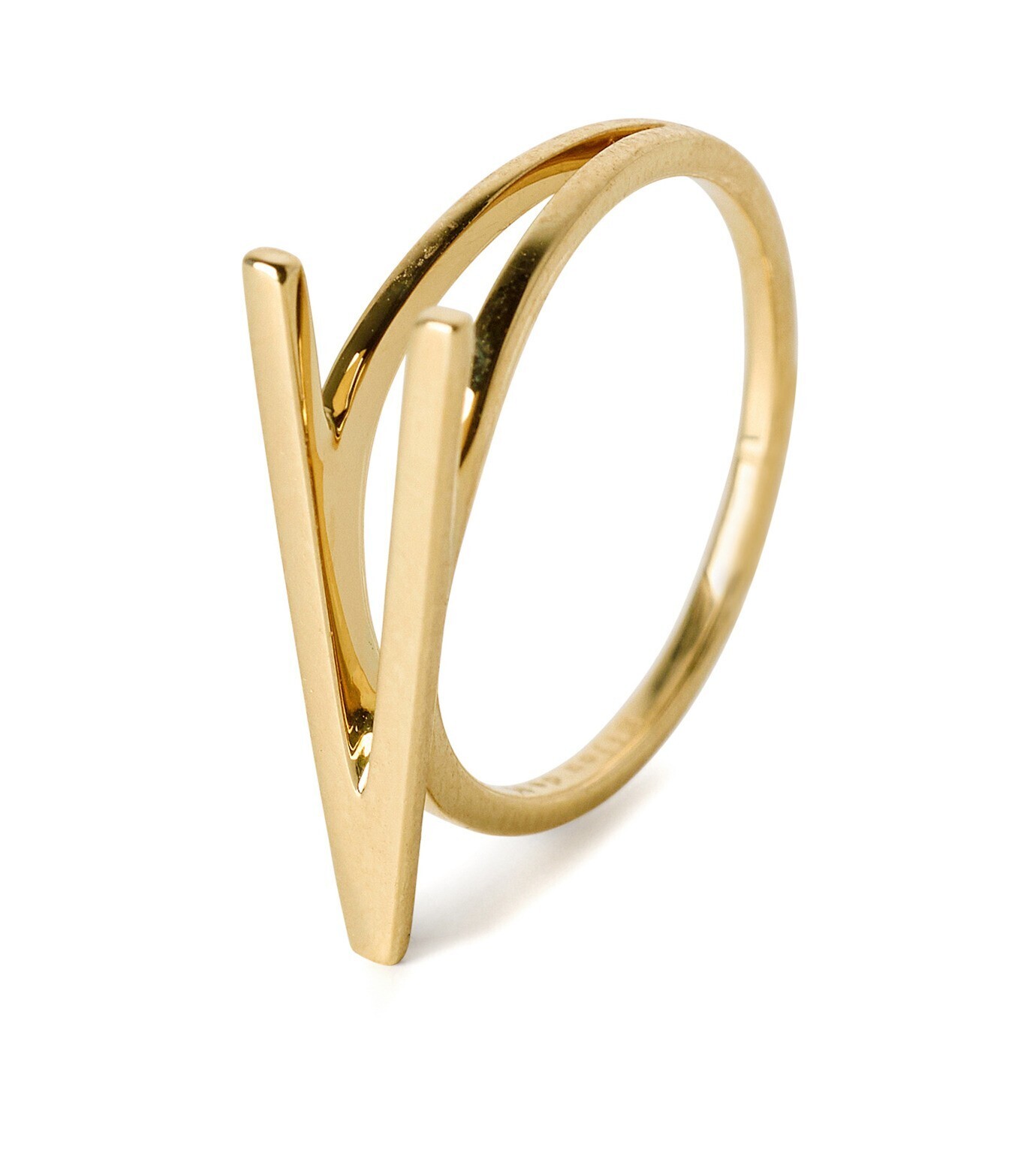 Bijou de M Alphabet Ring V
