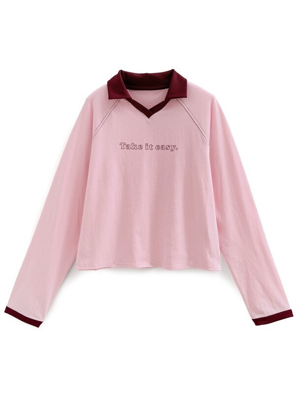 GRL ロゴ配色シャツロンT