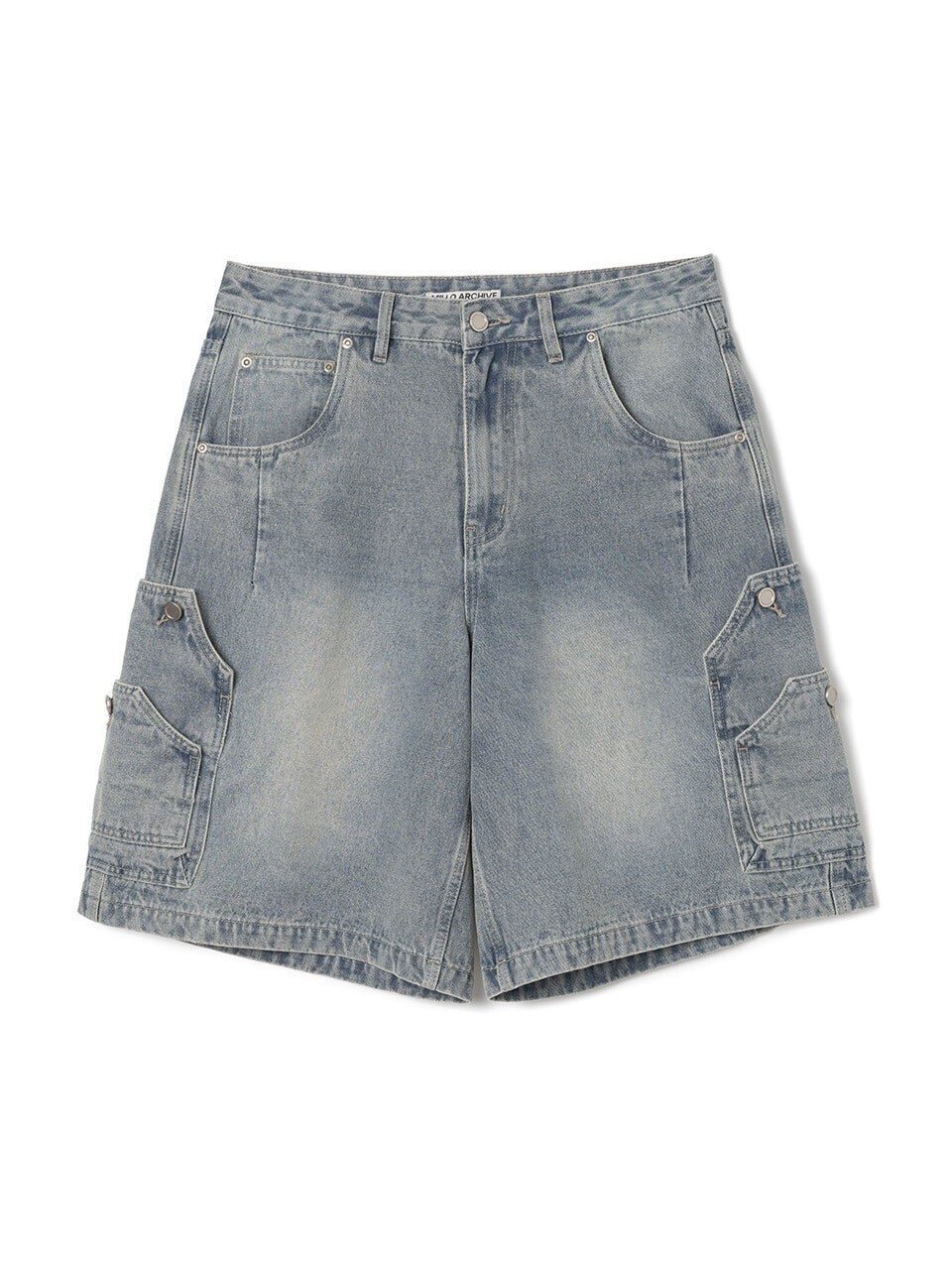 Millo Archive Double Fade Half Denim Pants