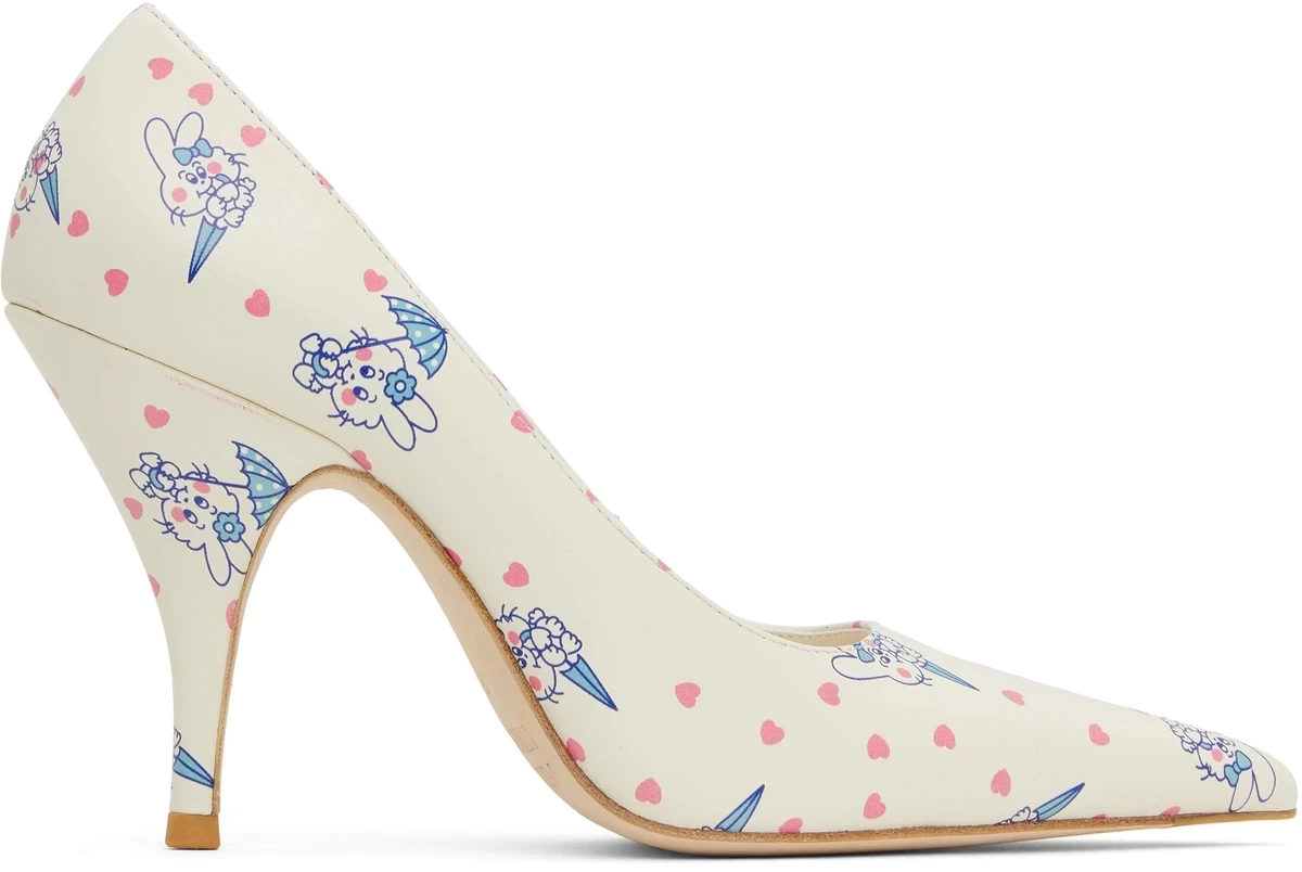 ASHLEY WILLIAMS Off-White Harmony Heels