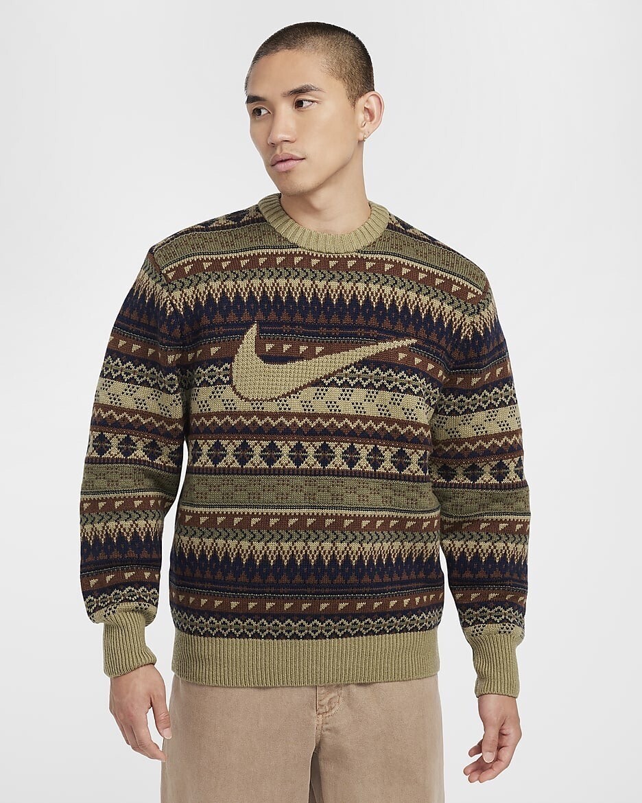 NIKE メンズ フェア アイル スウッシュ セーター