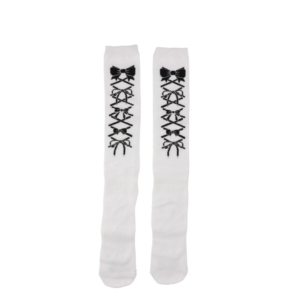 ASHLEY WILLIAMS LACE UP KNEE SOCKS