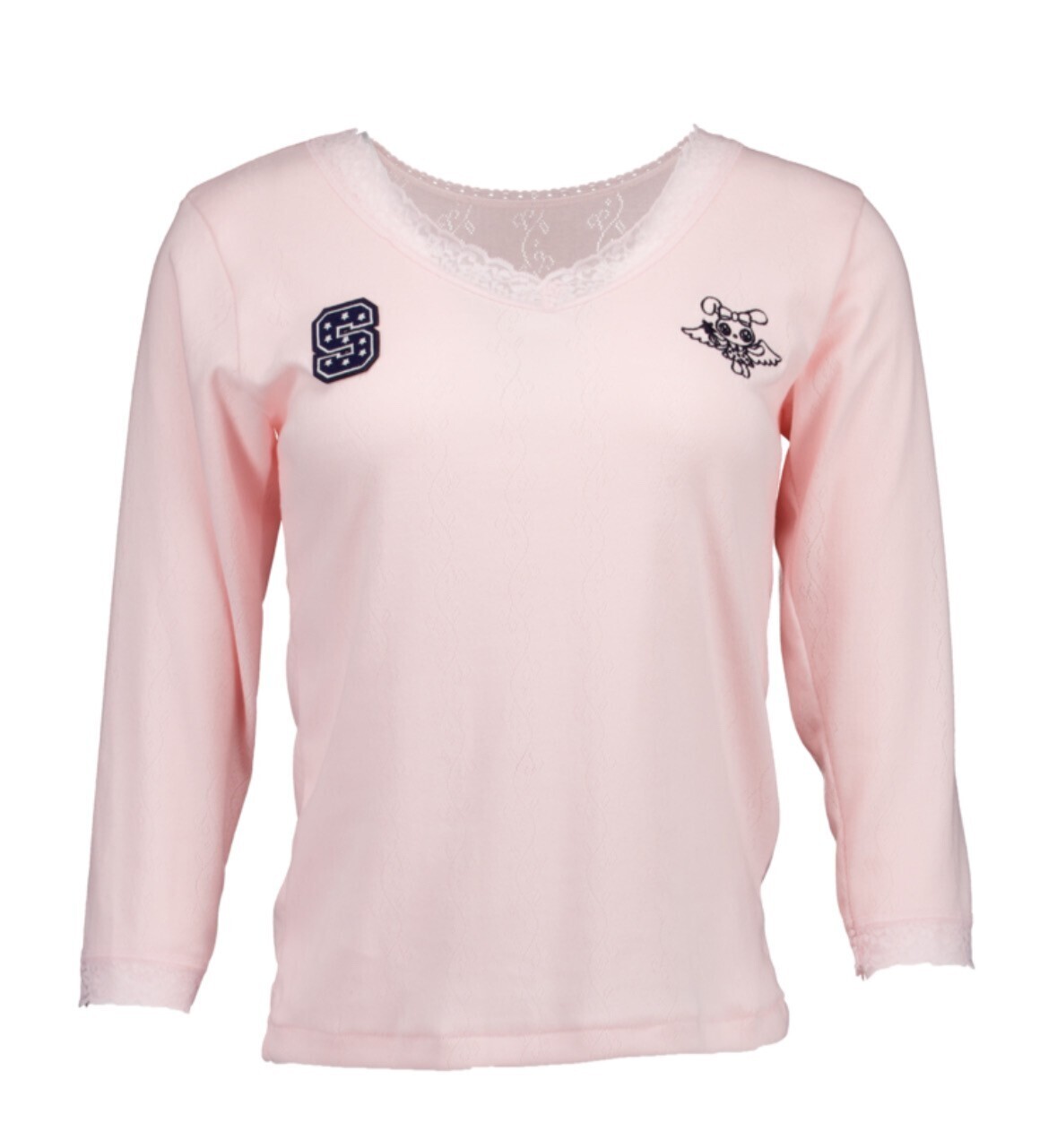 SHALOM I DON'T KNOW LACE TOP (PINK)