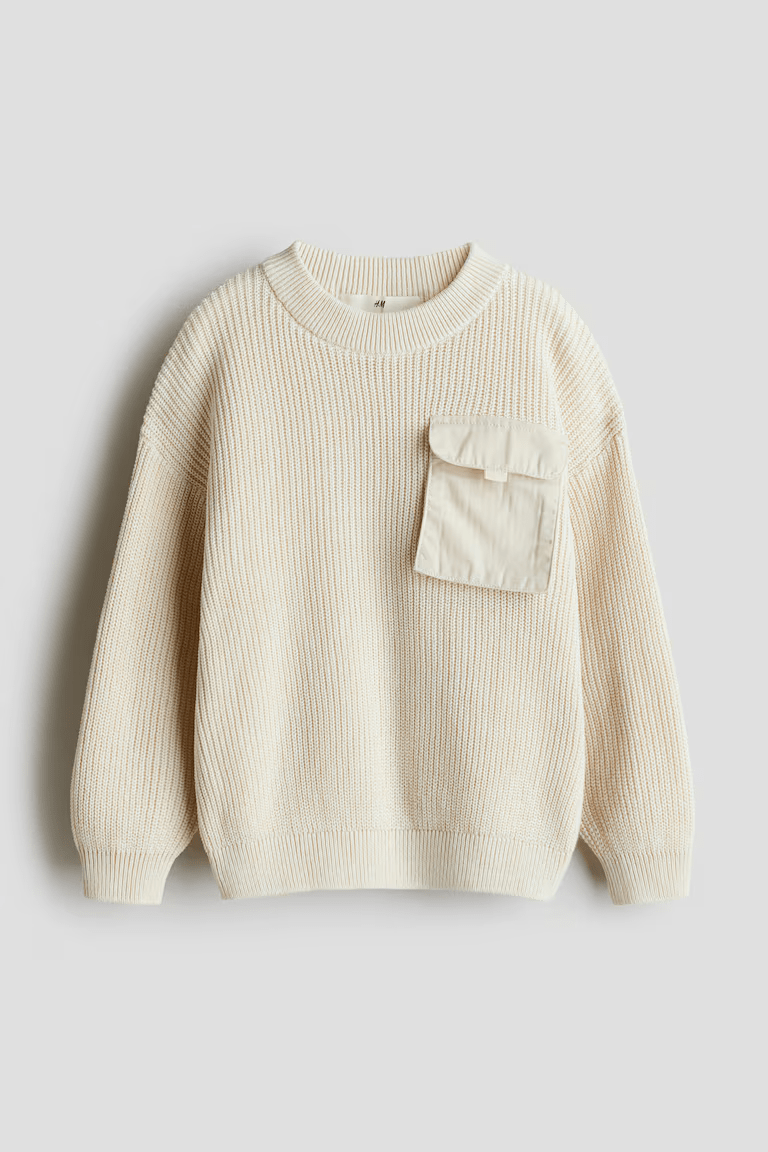 H & M フラップポケットセーター