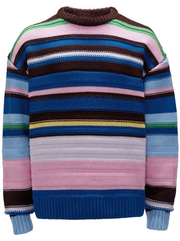 JW Anderson striped drop-shoulder jumper