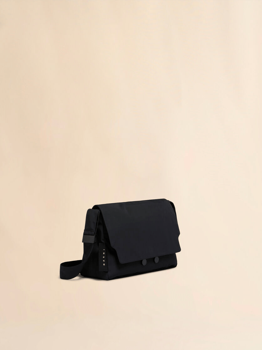 MARNI ブラック ナイロン シティスケープクロスボディバッグ