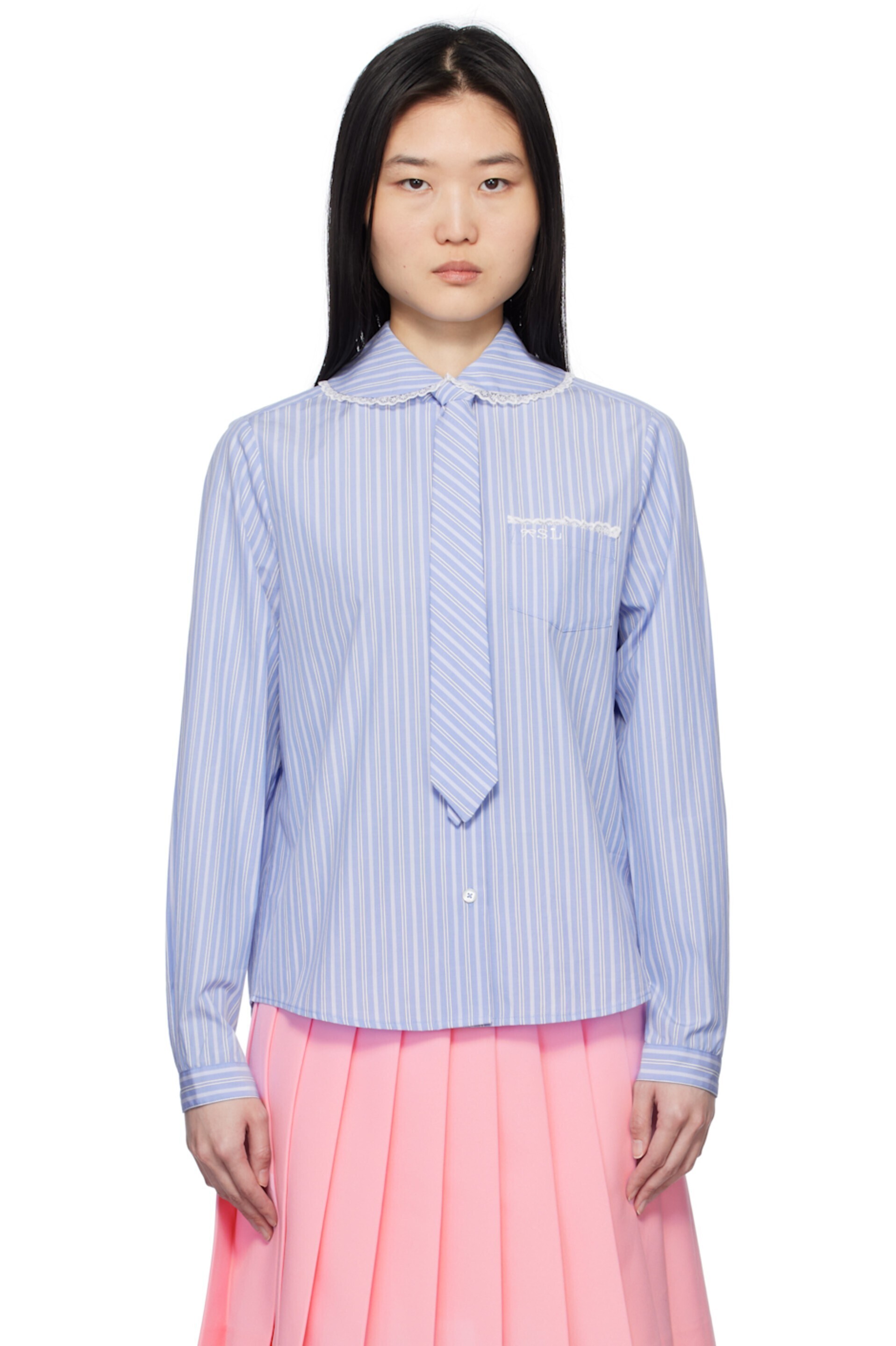 SANDY LIANG Blue Cardiff Shirt