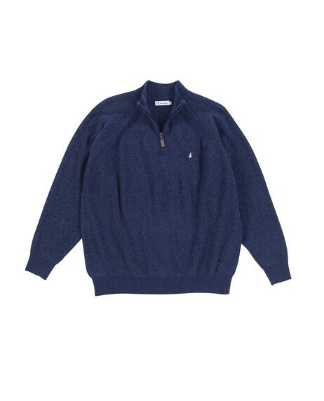 Hush Puppies モールハーフZIPセーター