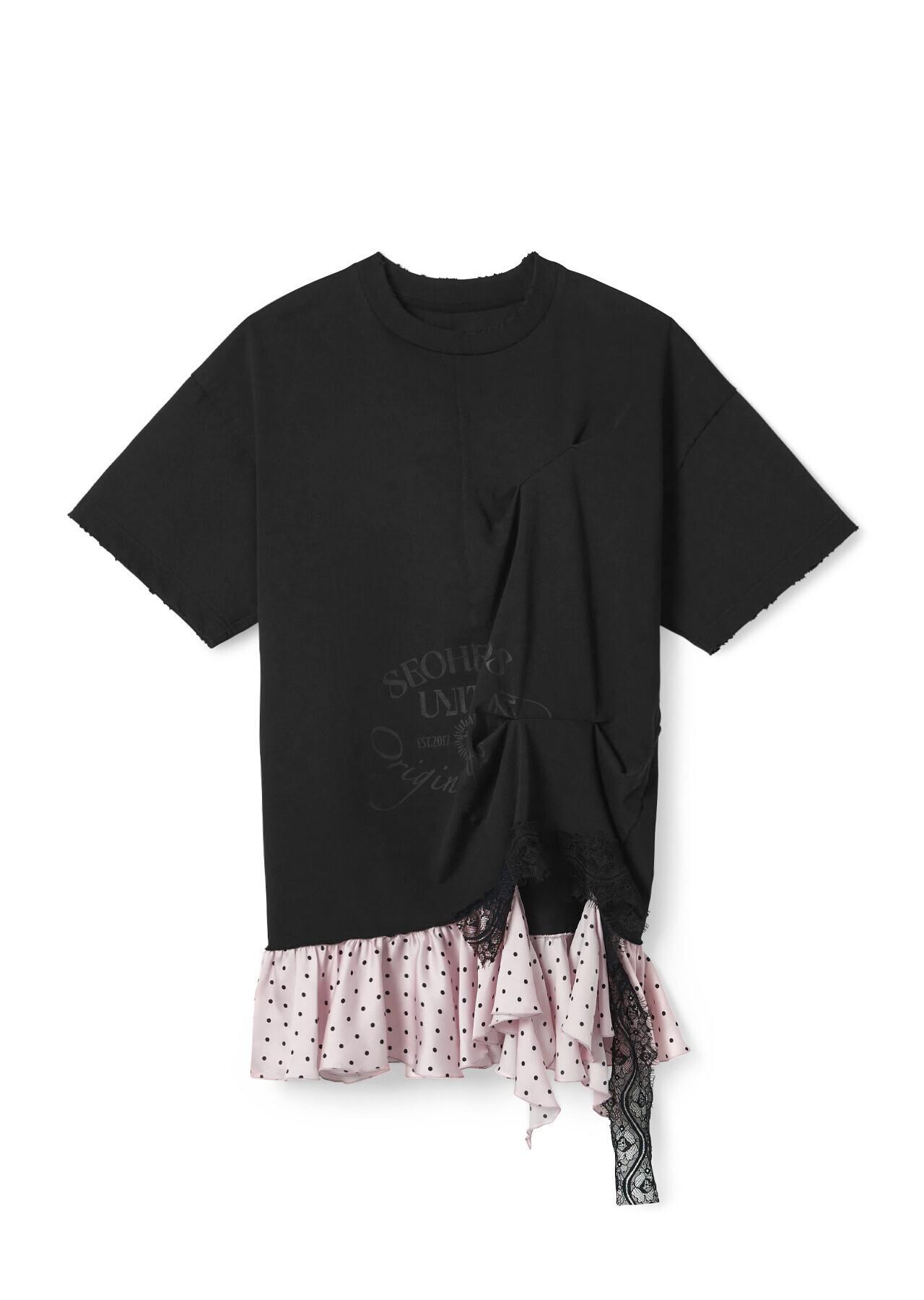 s/e/o DOT FRILL TOP