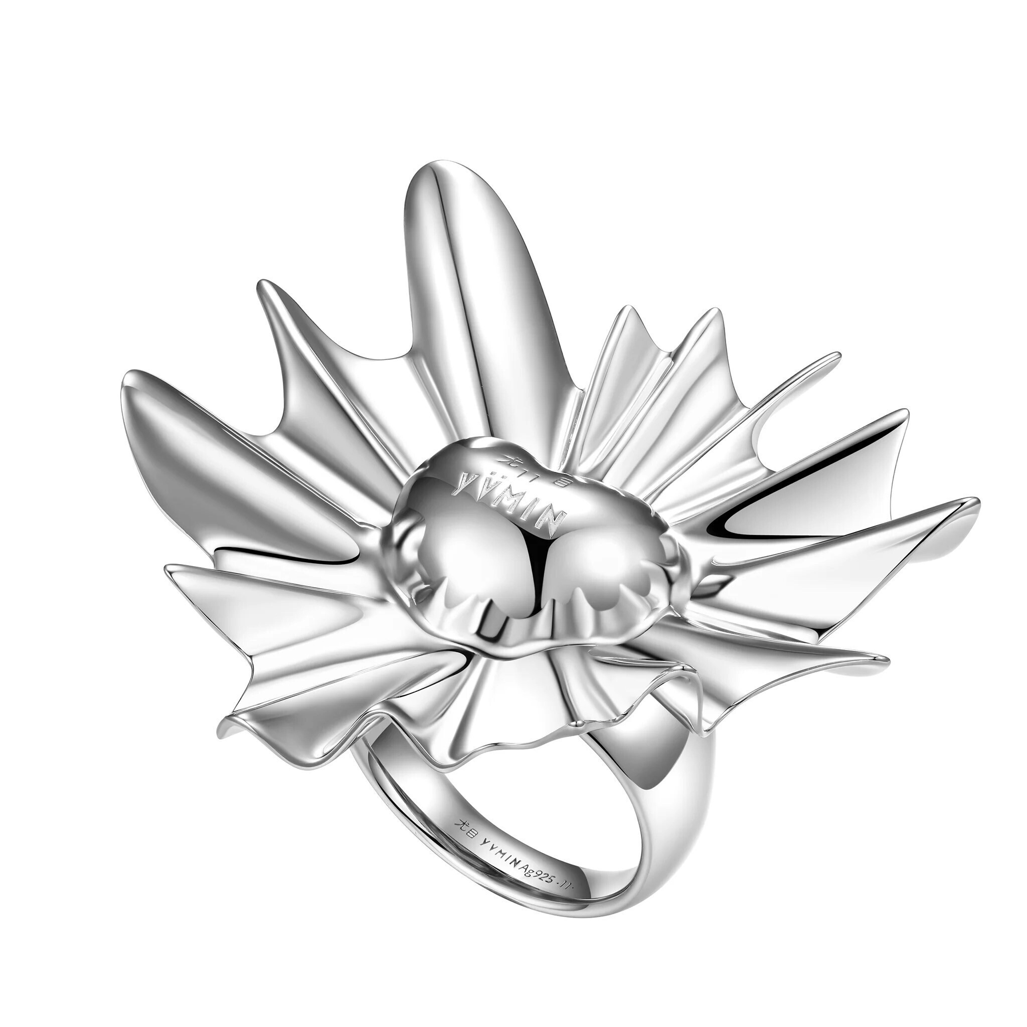 YVMIN ElectricGirl / Heart with skirts Ring