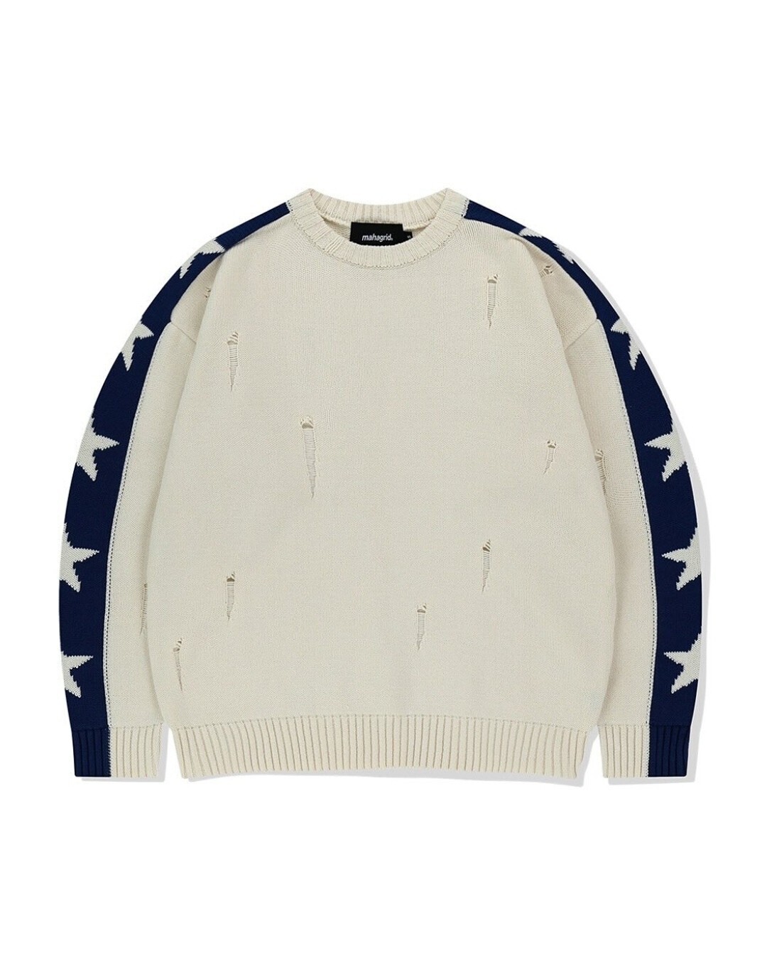 Mahagrid Star Crash Knew Crewneck