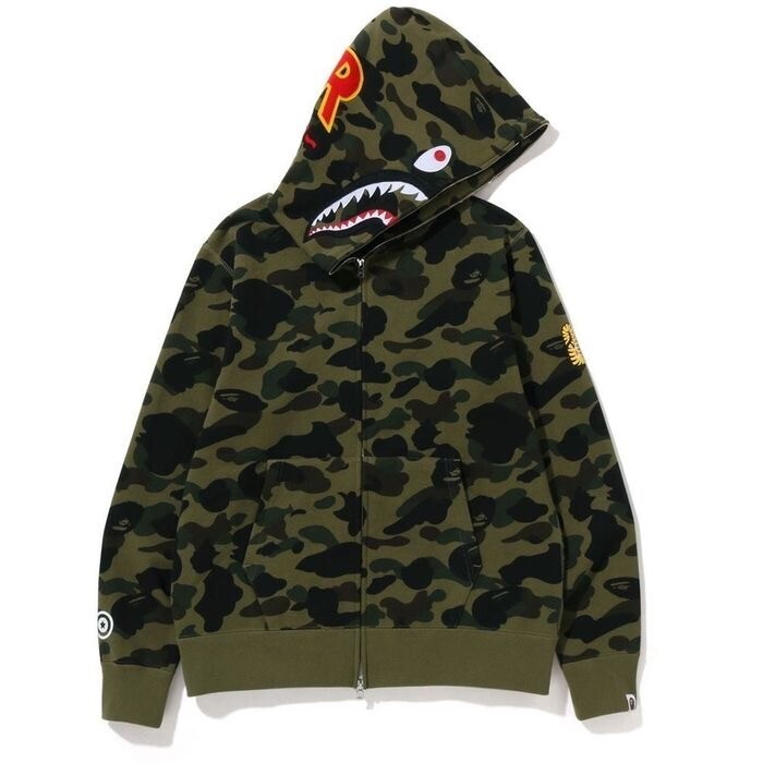 A BATHING APE ベイプ 1st シャーク ジップパーカー