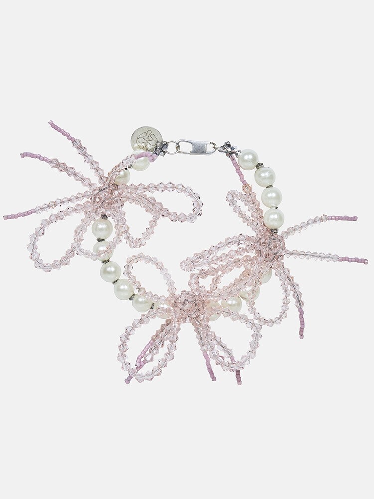 HELENA THULIN PINK ROSA NODE BRACELET