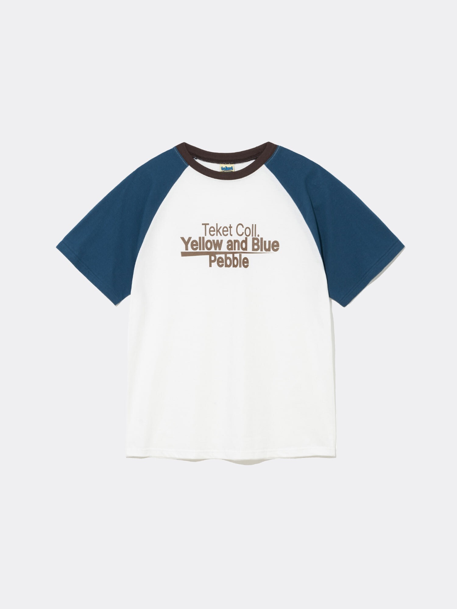 TEKET PEBBLE RAGLAN TEE-WHITE