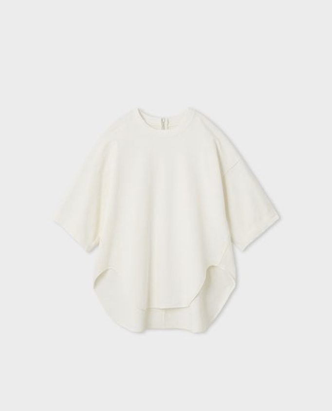 MIESROHE サテン切り替えカットソートップス