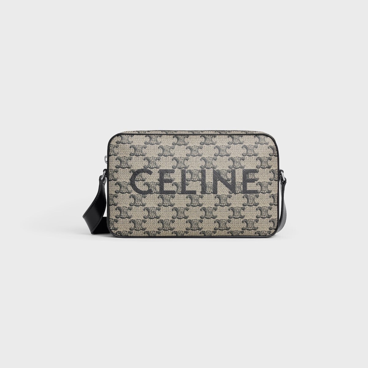 CELINE ミディアム メッセンジャーバッグ / CELINEプリント入りトリオンフキャンバス