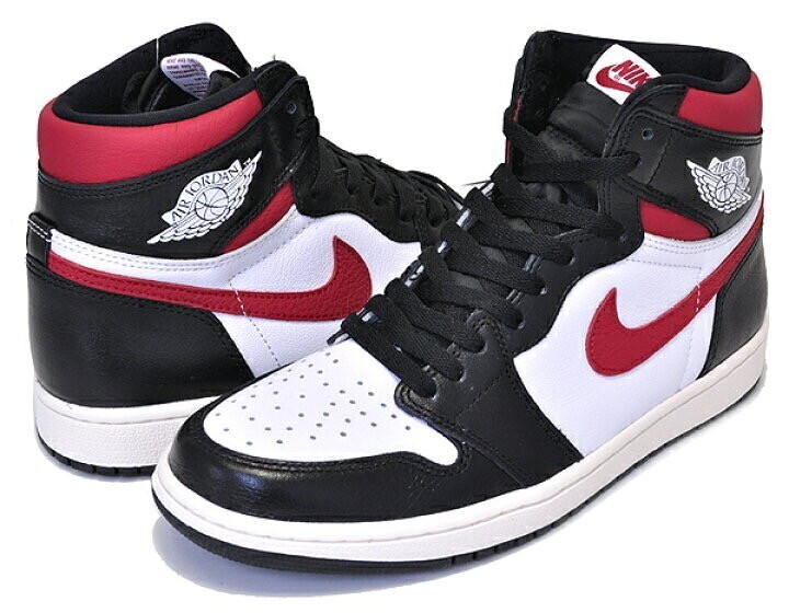 NIKE NIKE AIR JORDAN 1 RETRO HI OG black/gym red-white-sail