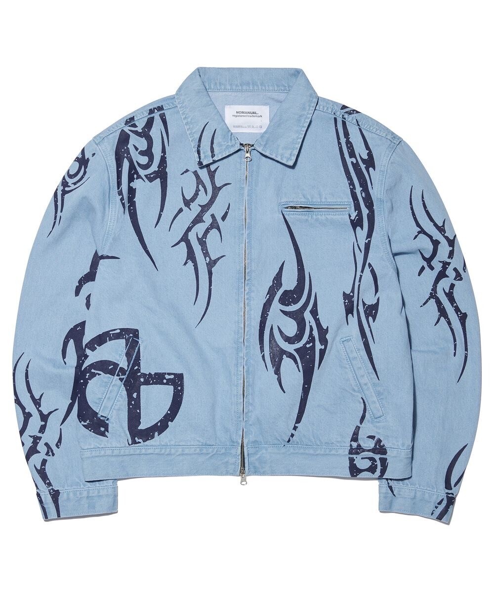 NOMANUAL NT DENIM JACKET - LIGHT BLUE